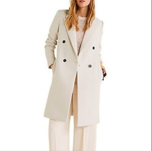 Mango Wool Trench Coat